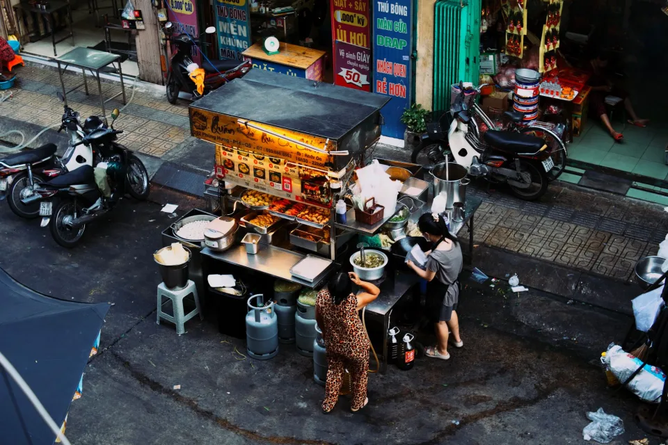 Nồi lẩu đang sôi